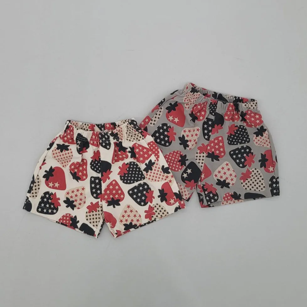 Kids Perfect Summer Strawberry Pants - Grey