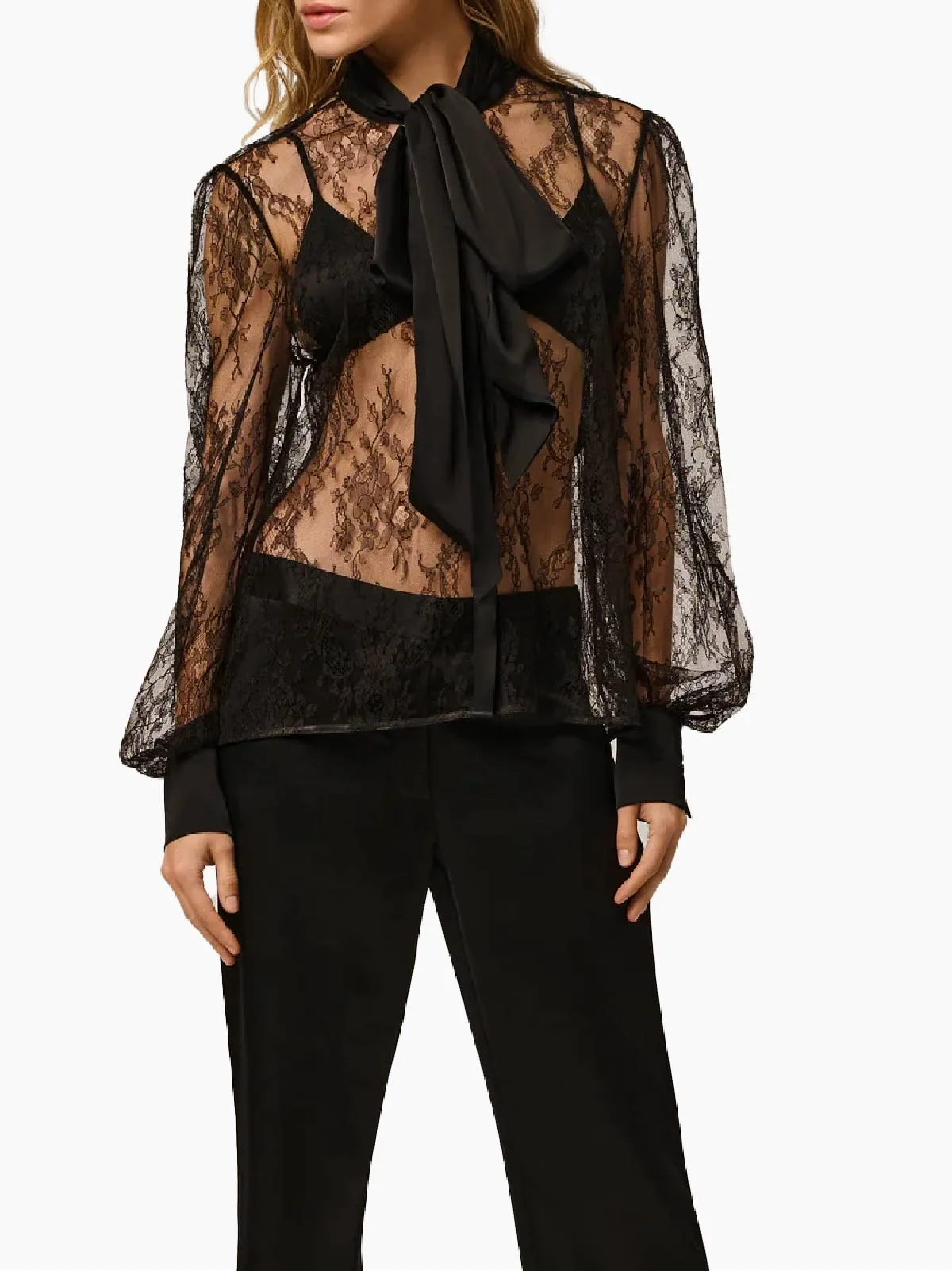KIKI DE MONTPARNASSE All Over Lace Blouse