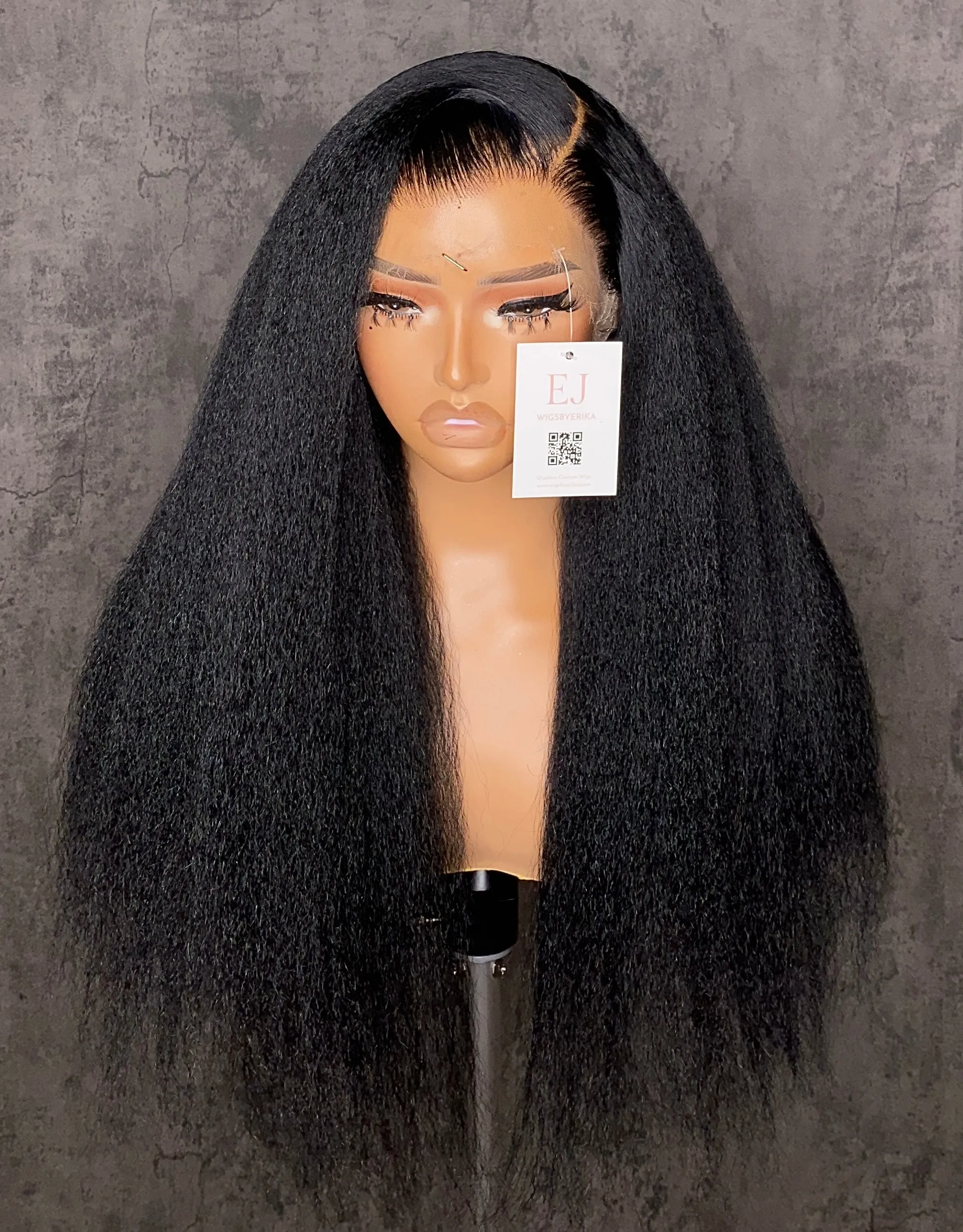 Kinky Straight Full Lace Wig
