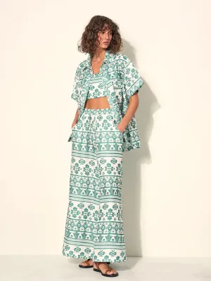 Kivari Iman Drawstring Wide Leg Pants