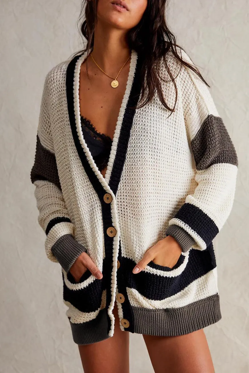 Knitted Coat Plus Size Cardigan Sweater