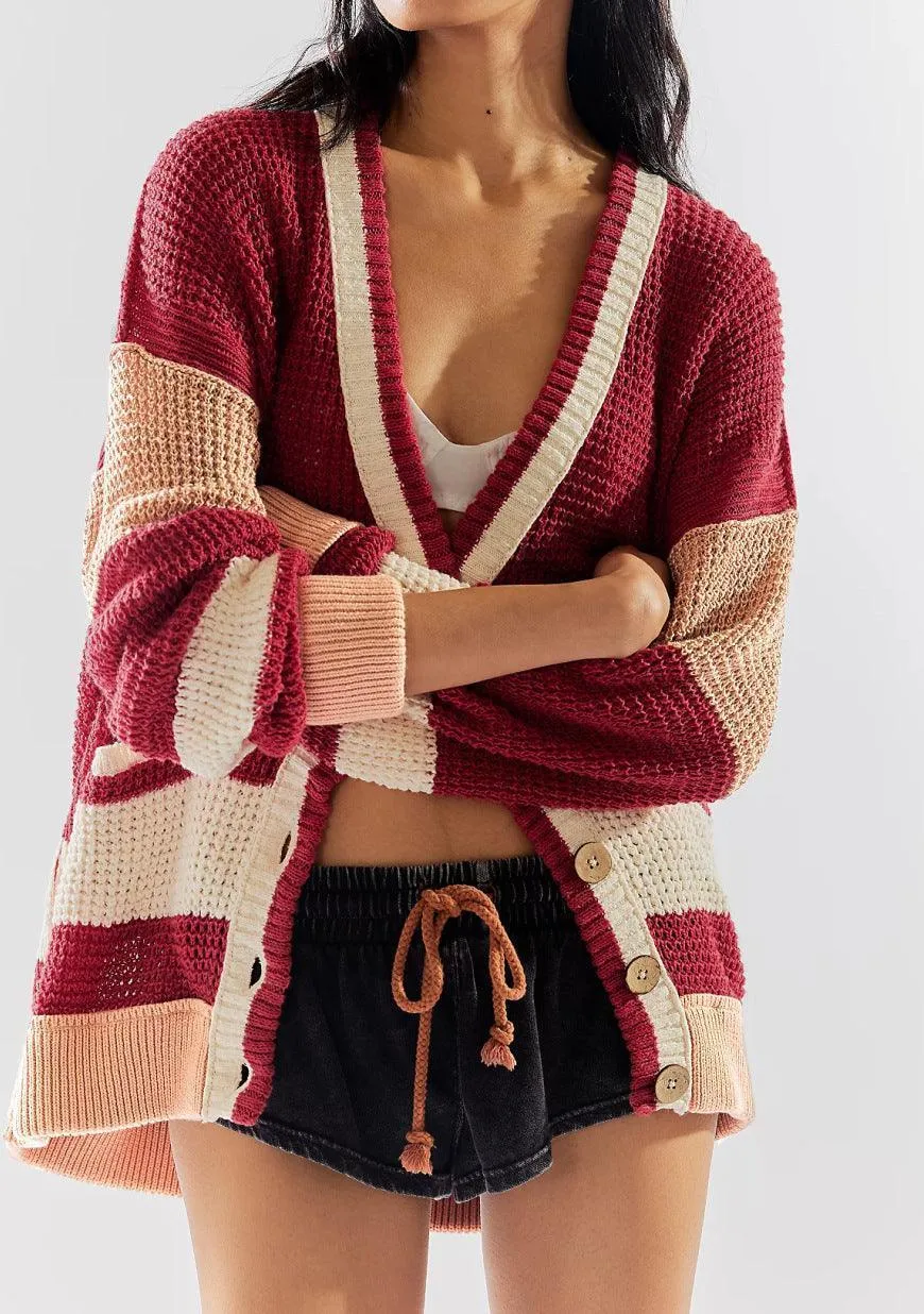 Knitted Coat Plus Size Cardigan Sweater