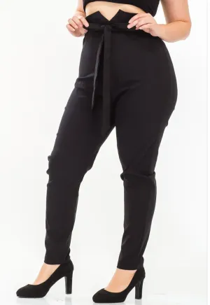 KNOT WORTH MY TIME FORMAL PANTS | (PLUS SIZE)