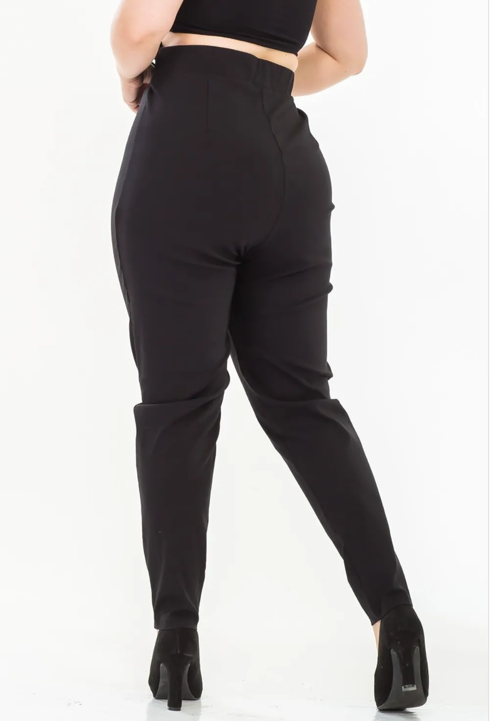 KNOT WORTH MY TIME FORMAL PANTS | (PLUS SIZE)
