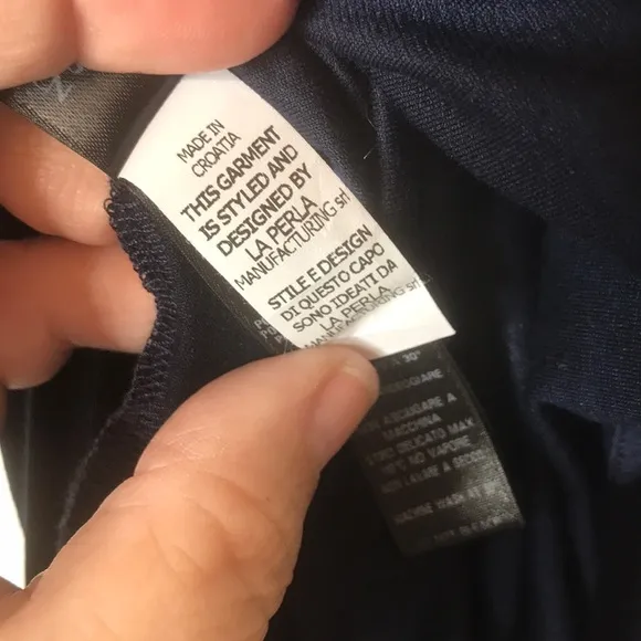 La Perla Sexy Navy Blue Tank Night Gown Small