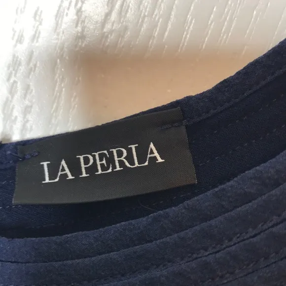 La Perla Sexy Navy Blue Tank Night Gown Small
