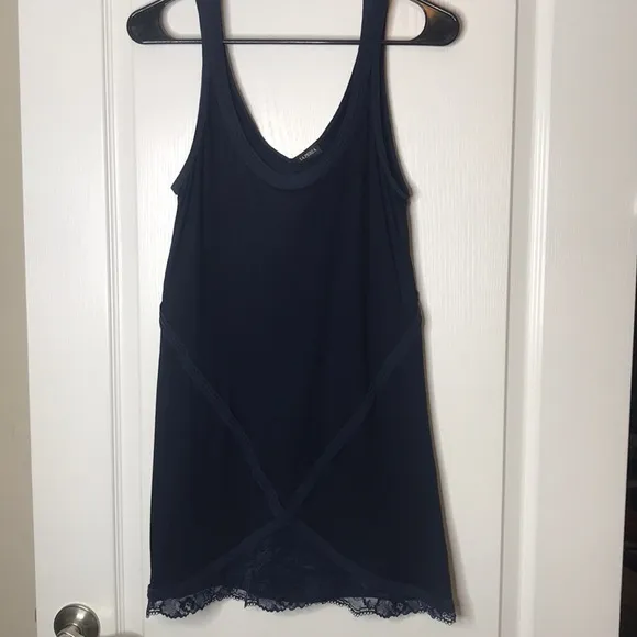 La Perla Sexy Navy Blue Tank Night Gown Small