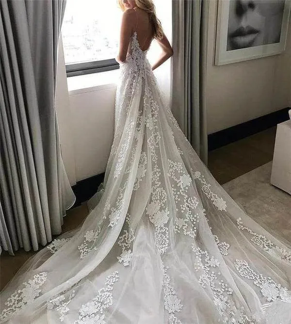 Lace Boho Wedding Dresses