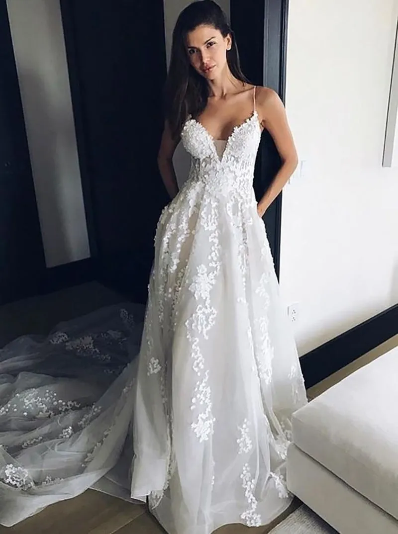 Lace Boho Wedding Dresses