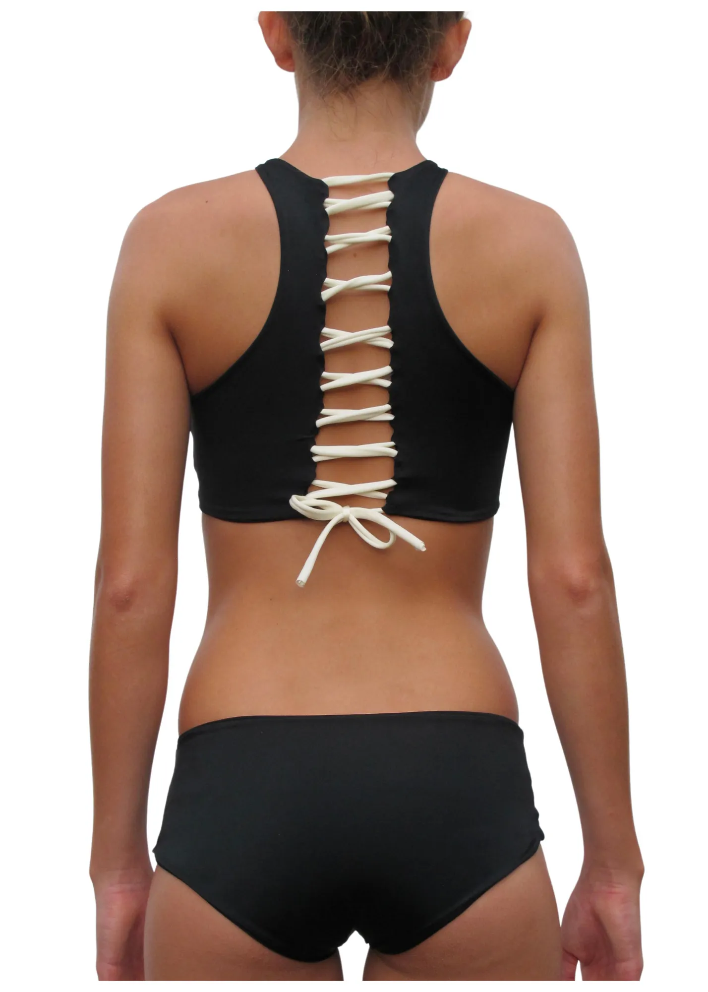 Lace Crop   Boyshort Bottoms