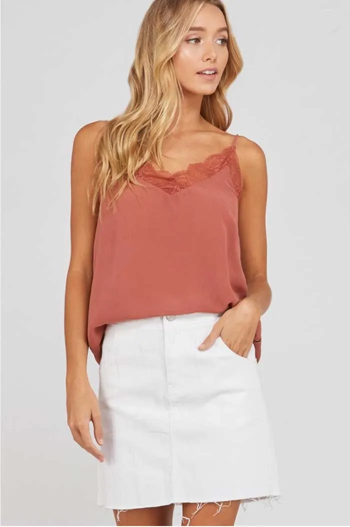 Lace Layering Cami, Three colors