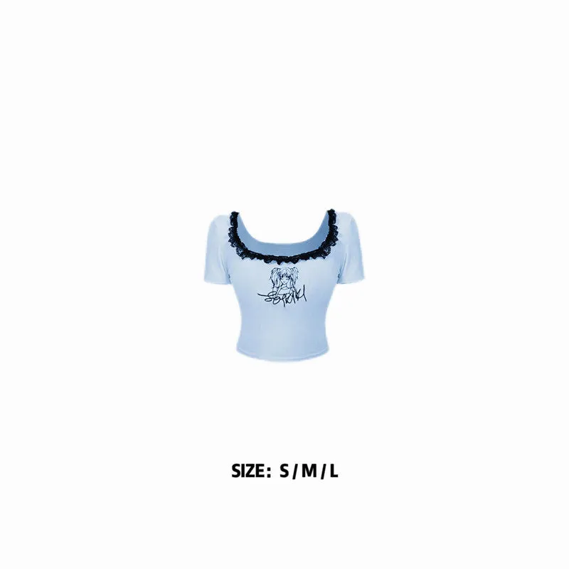 Lace Panel Top UB98548