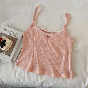 LACE TRIM FLORAL CAMISOLE UB98043