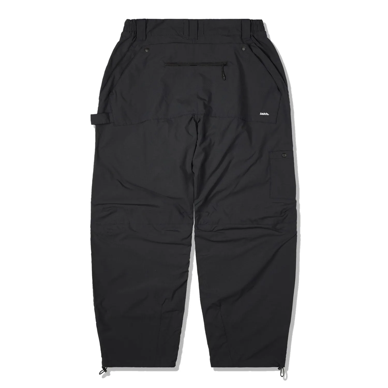 LAKH Patched Worker Pants Black