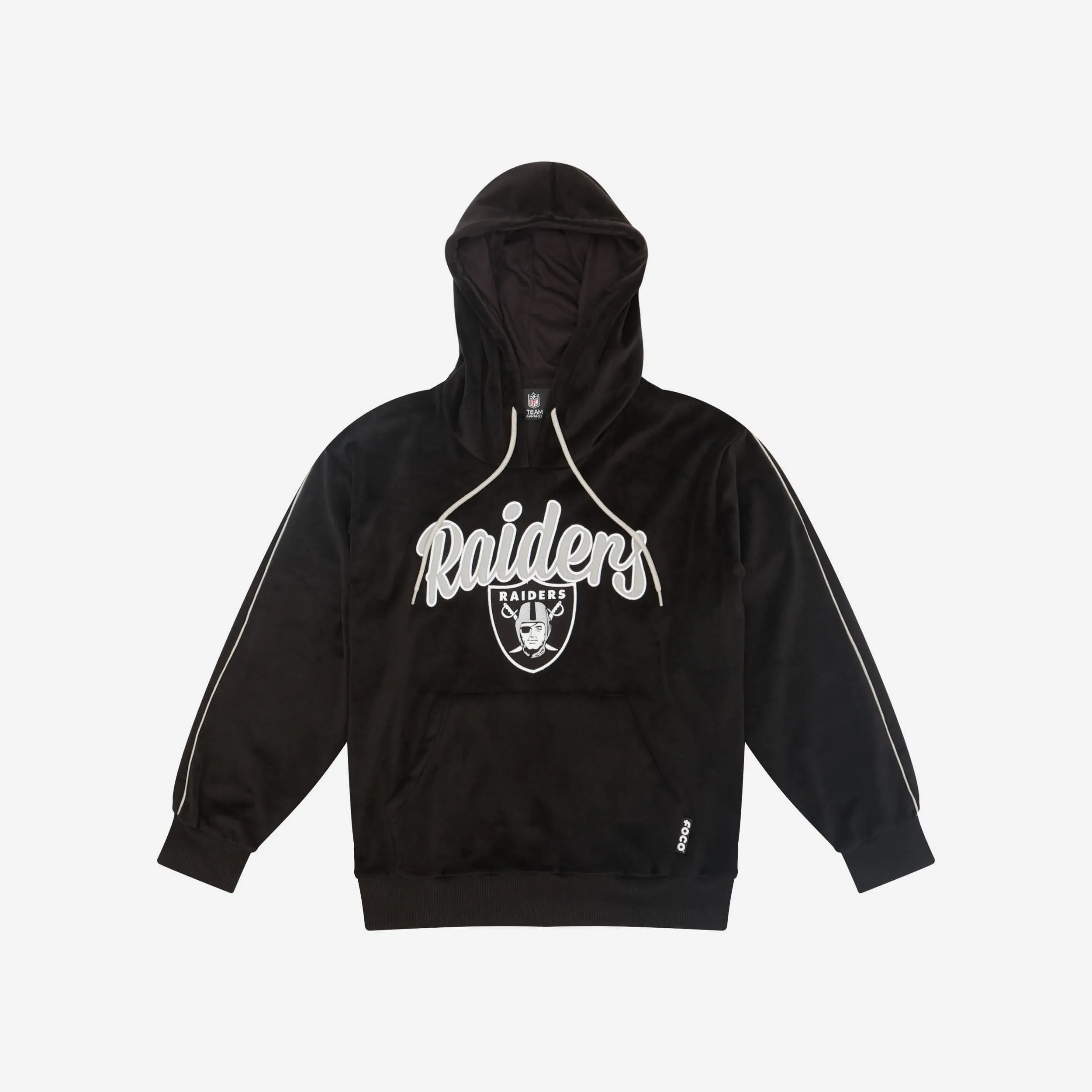 Las Vegas Raiders Womens Velour Hooded Sweatshirt