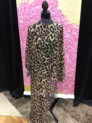 Leopard Asymmetrical Dress