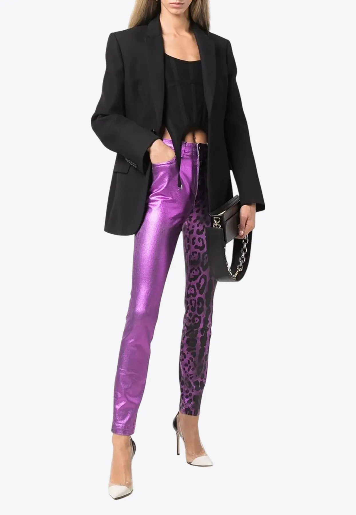 Leopard Print Skinny Pants