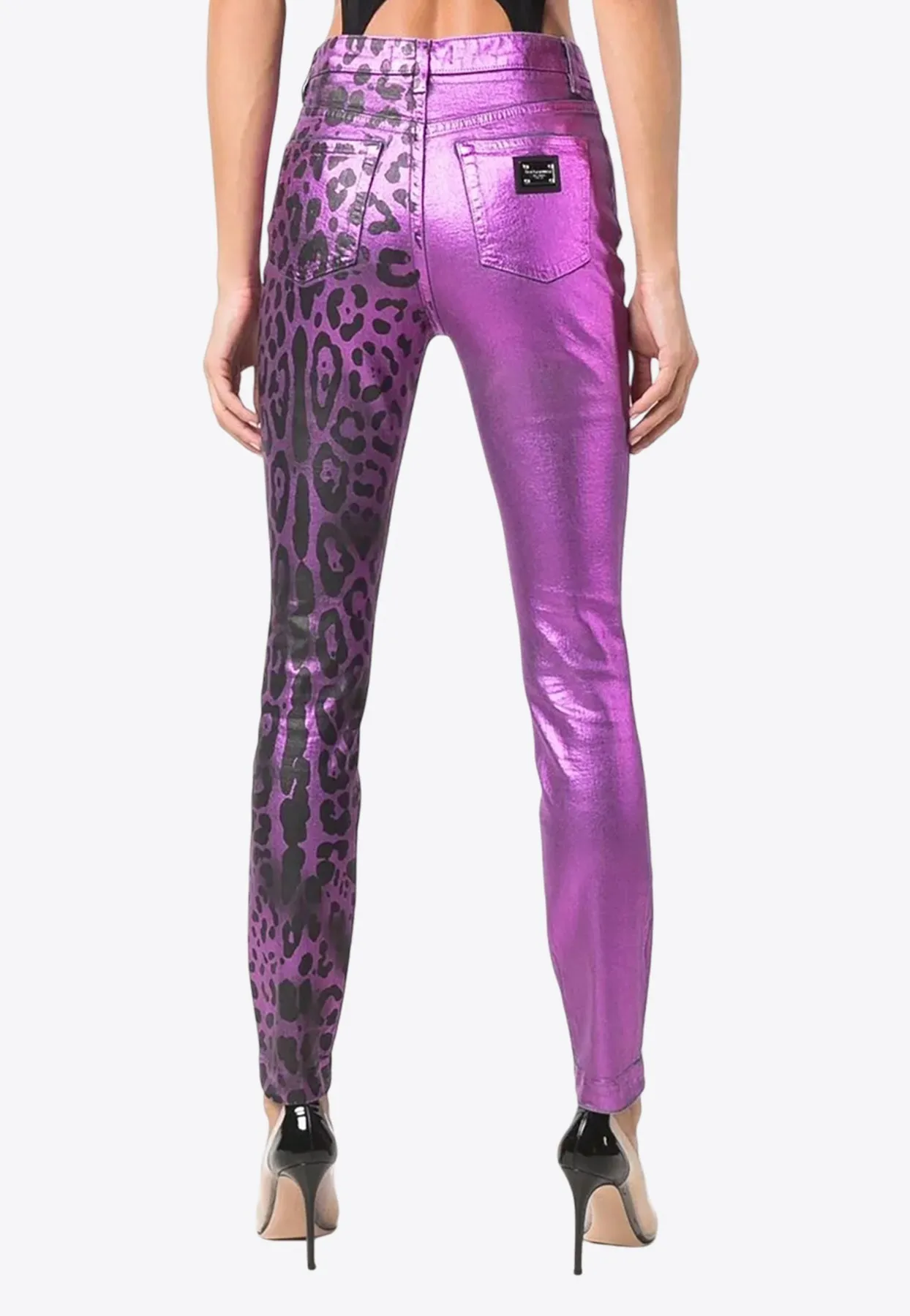 Leopard Print Skinny Pants