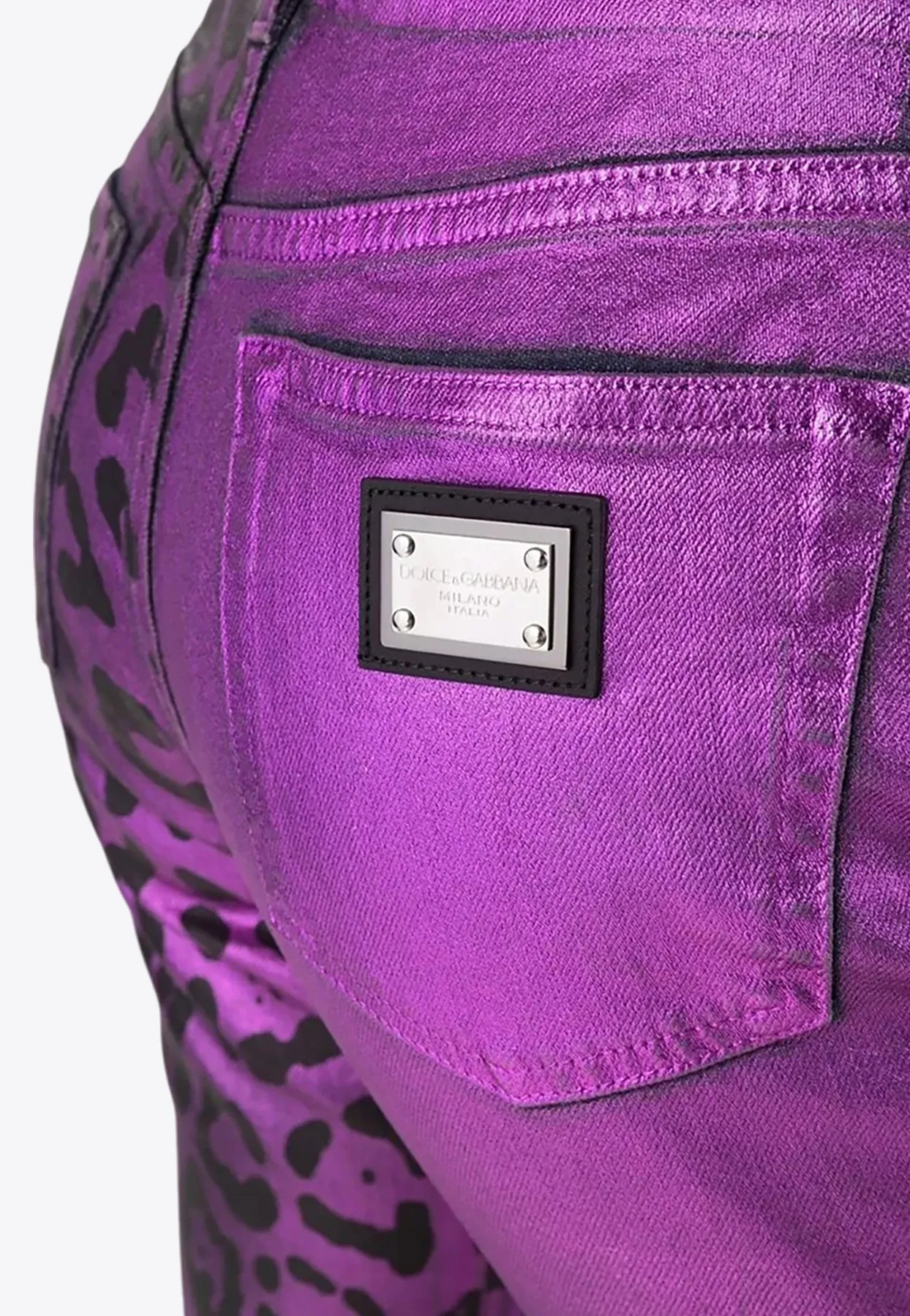 Leopard Print Skinny Pants