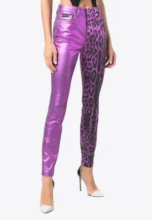 Leopard Print Skinny Pants