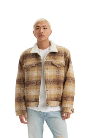 Levi's Premium - Plaid Type III Sherpa Trucker Jacket