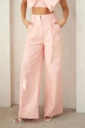 Lexi Pleated Linen Pants