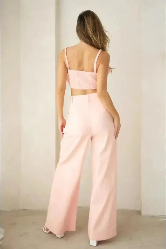 Lexi Pleated Linen Pants