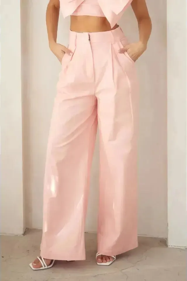 Lexi Pleated Linen Pants