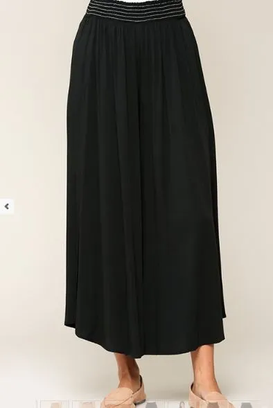 LILLIAN WIDE LEG GAUCHO PANTS
