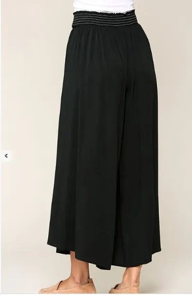 LILLIAN WIDE LEG GAUCHO PANTS