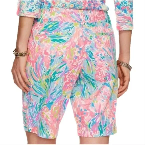 Lilly Pulitzer Fan Sea Pants Chipper Shorts  size 00