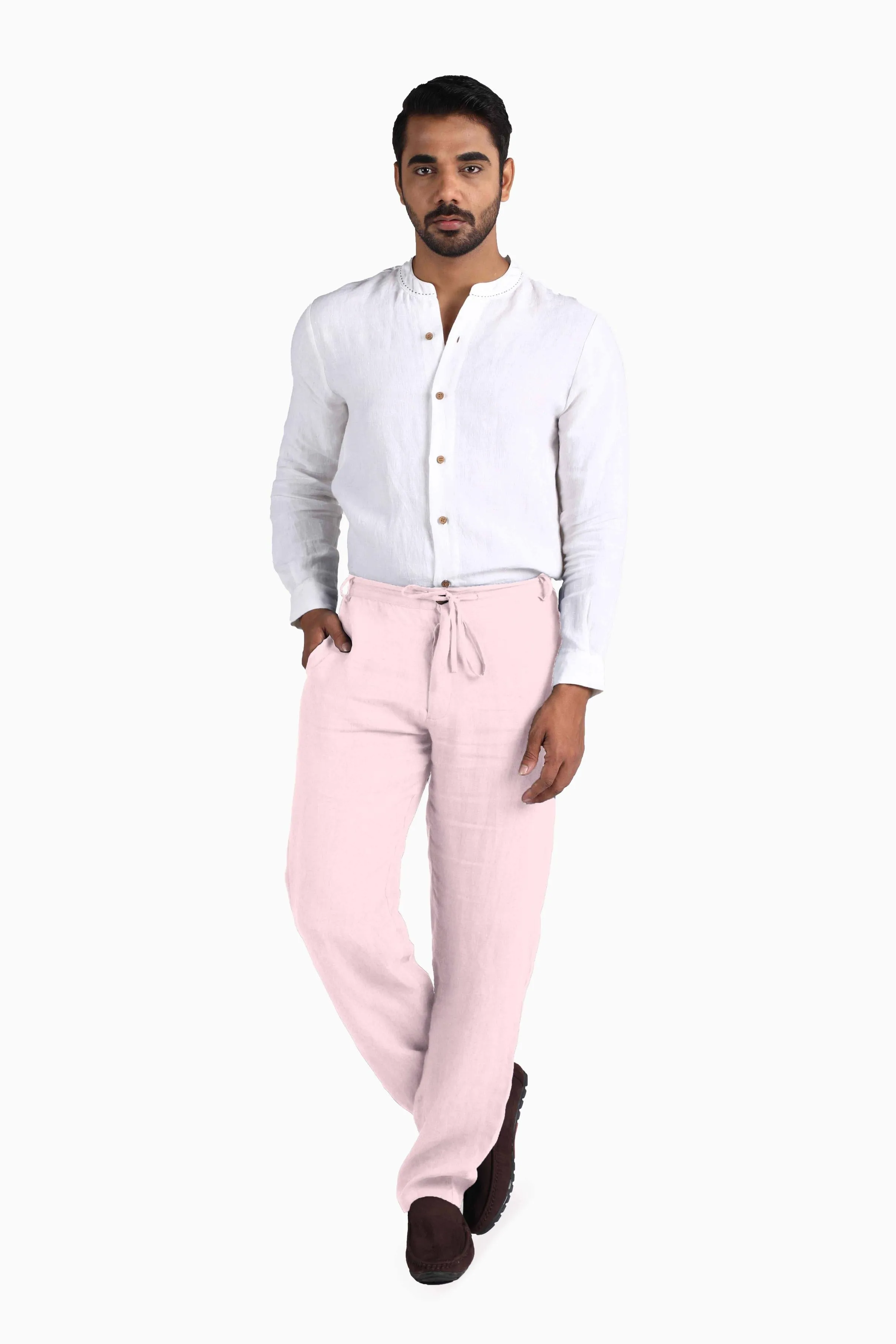 Linen Atlas Pant-Sage Green