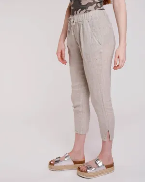 Linen Drawstring Pants