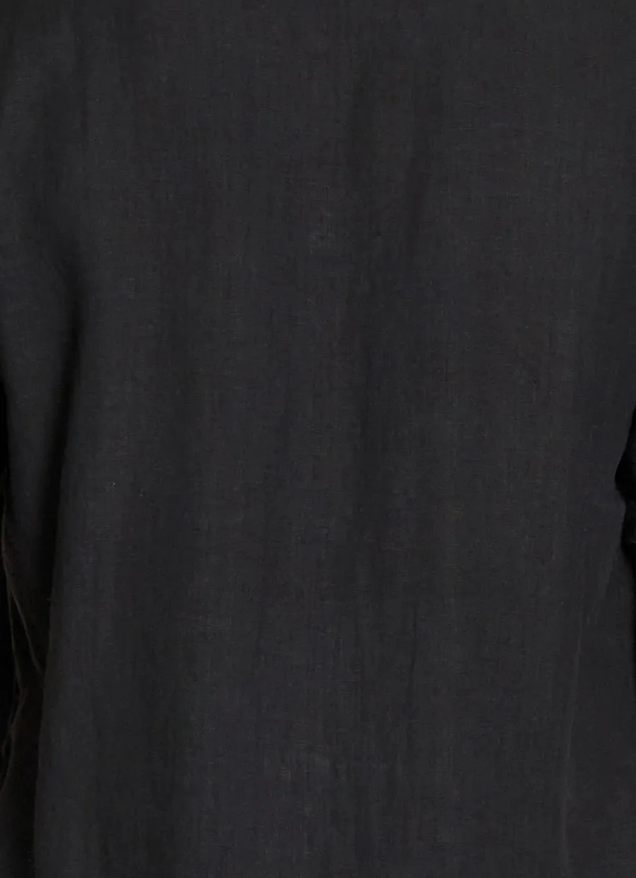 LINEN PANTS BEVEREN BLACK
