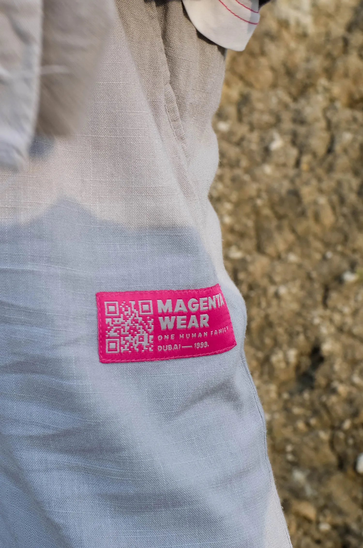 Linen Pants - Concrete Grey