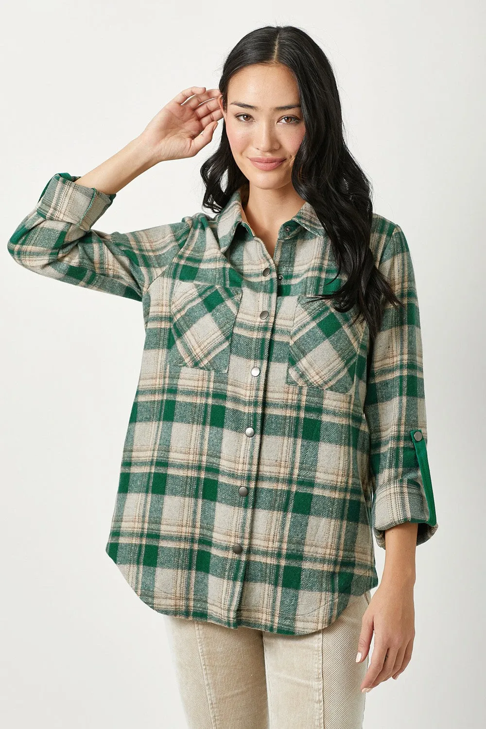 Log Fire Flannel