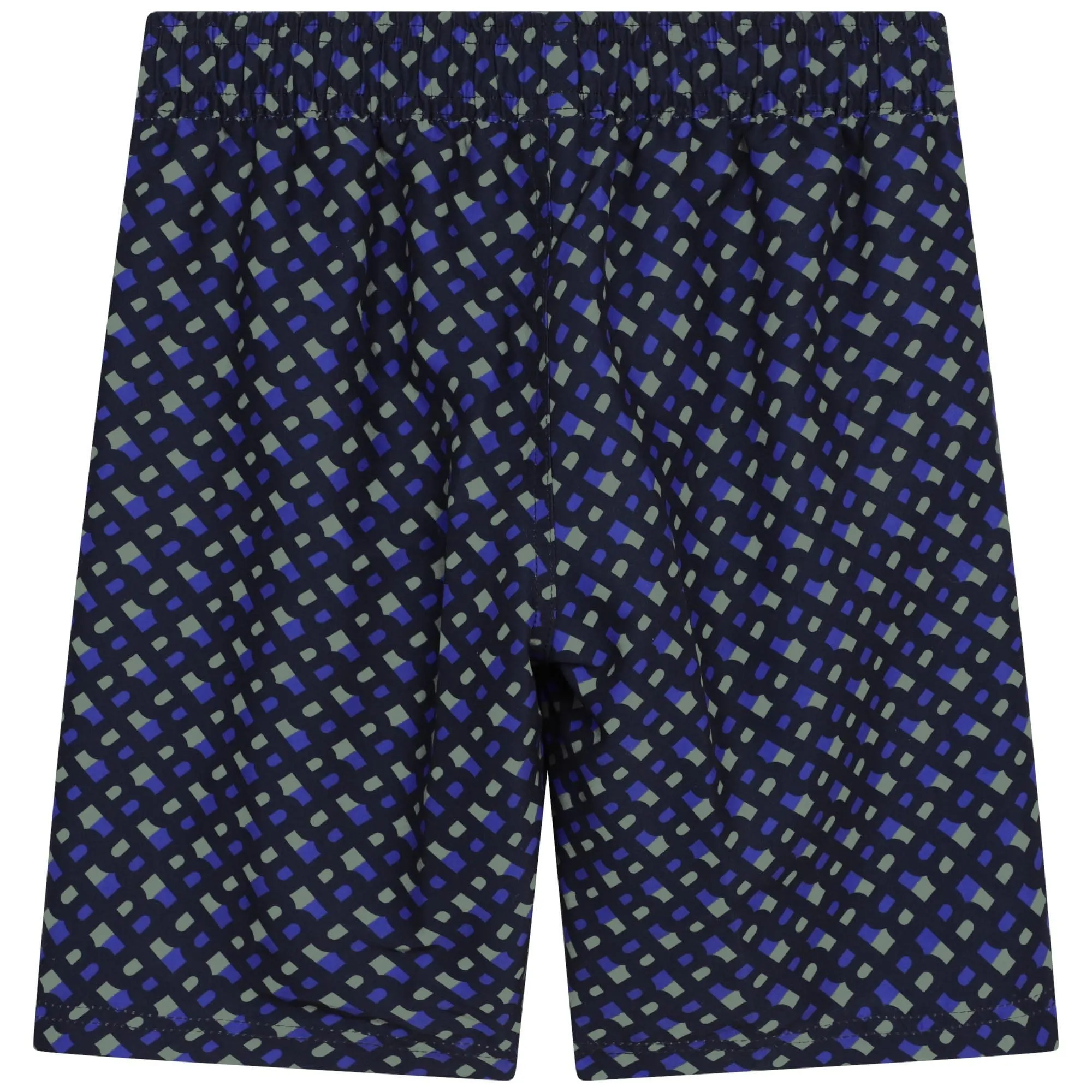 Logo Printed Swim Shorts - Navy