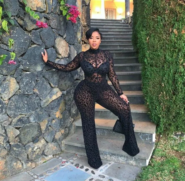 Long Sleeve Sexy Lace Jumpsuit