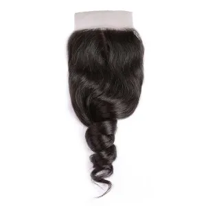 Loose Wave 4*4 Silk Base Closure Brazilian Hair CEXXY Hair