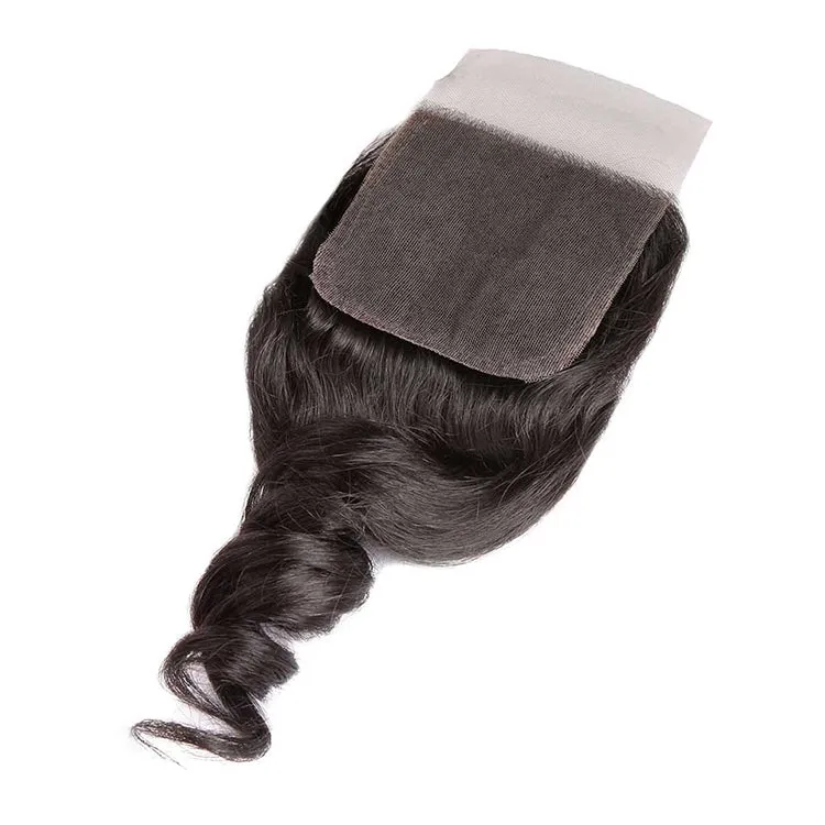 Loose Wave 4*4 Silk Base Closure Brazilian Hair CEXXY Hair