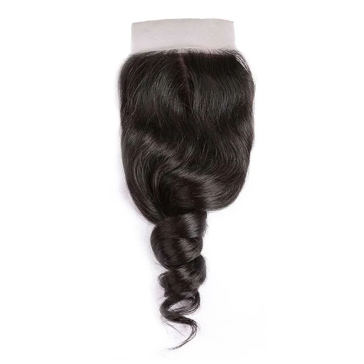 Loose Wave 4*4 Silk Base Closure Brazilian Hair CEXXY Hair