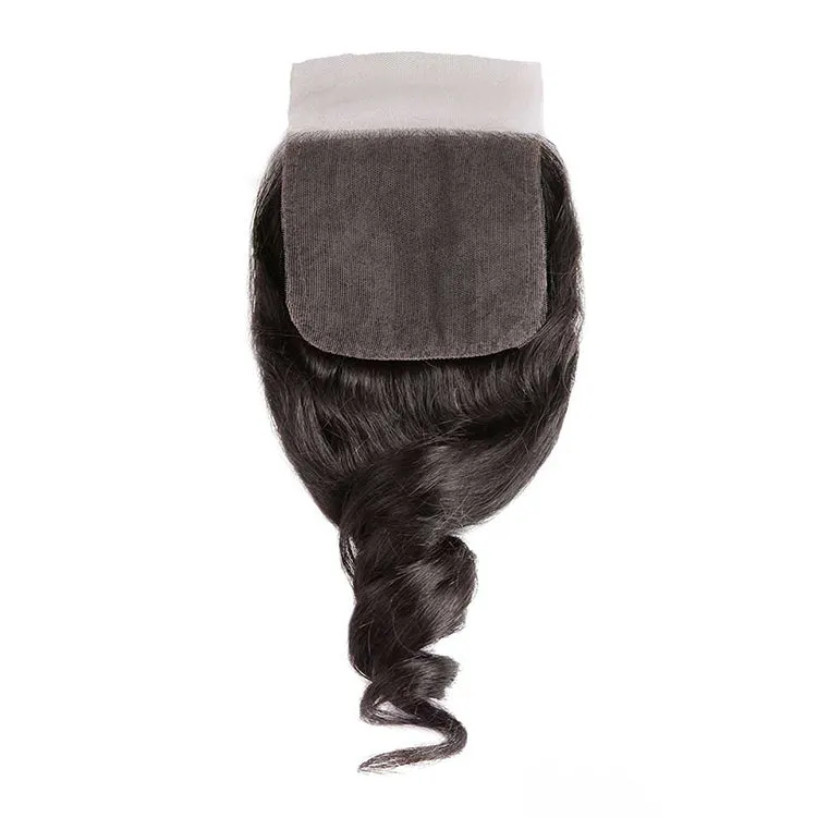Loose Wave 4*4 Silk Base Closure Brazilian Hair CEXXY Hair