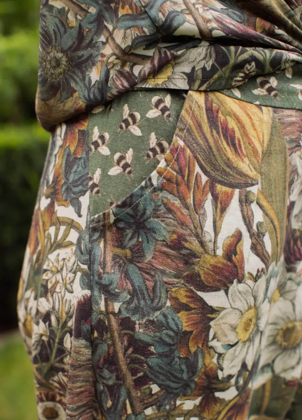 Love Grows Wild Boho Linen Cropped Artist Pants