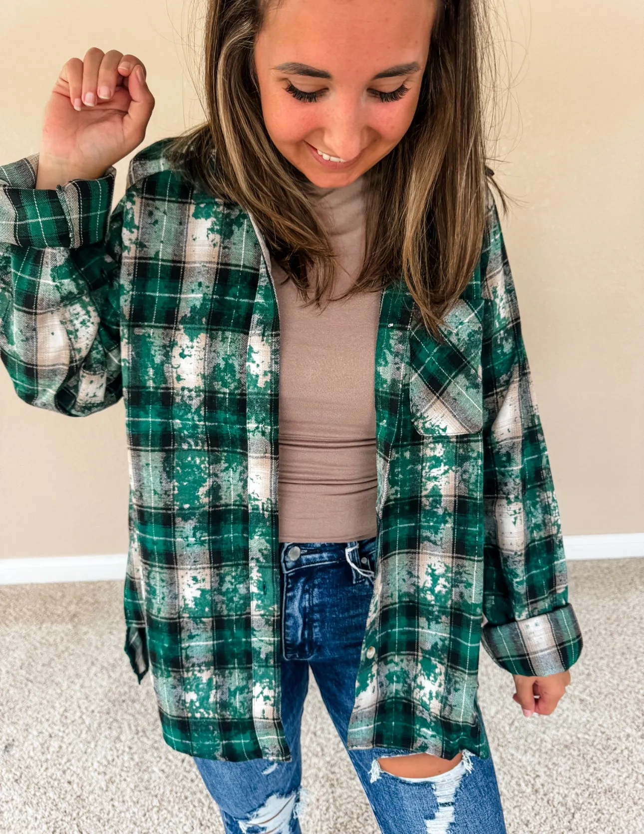 Lucky Checkered Flannel