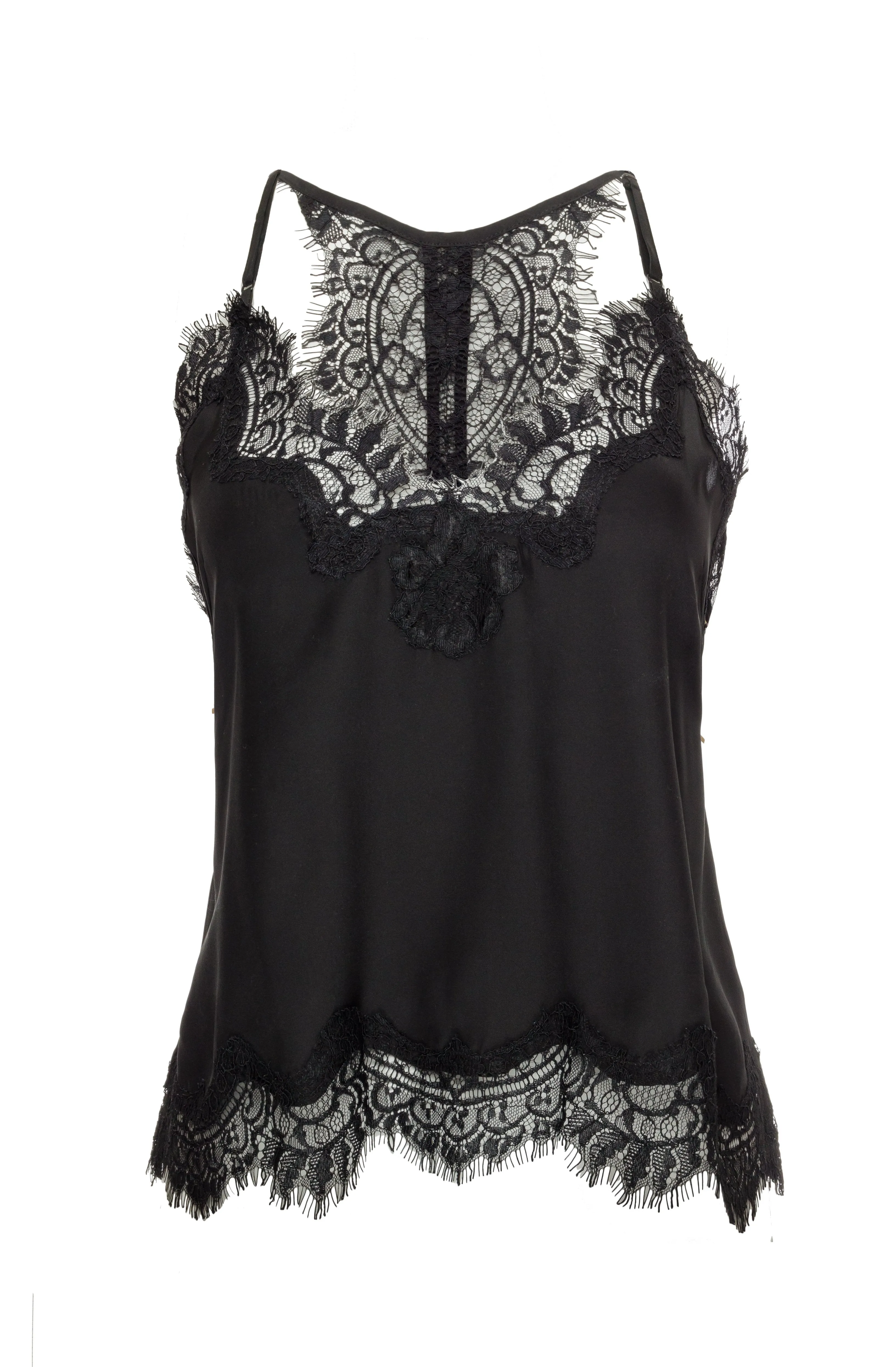 Lucy Crop Cami - Black
