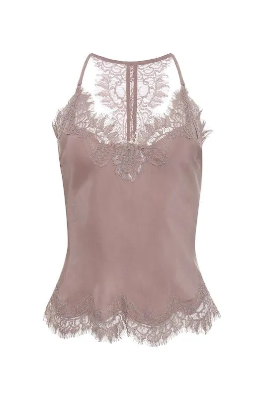 Lucy Crop Cami Muted Rose