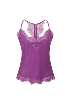 Lucy Crop Camie Deep Orchid