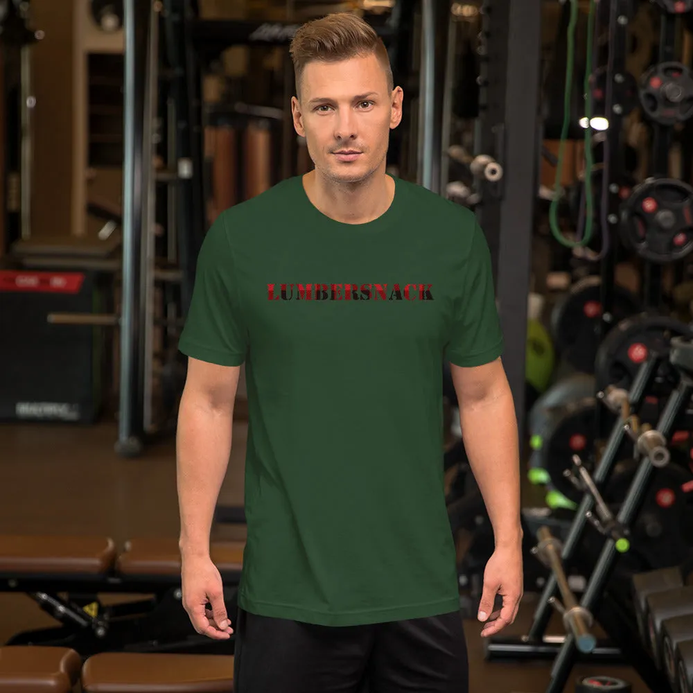 LUMBERSNACK Lumberjack Funny Men's Short-Sleeve T-Shirt