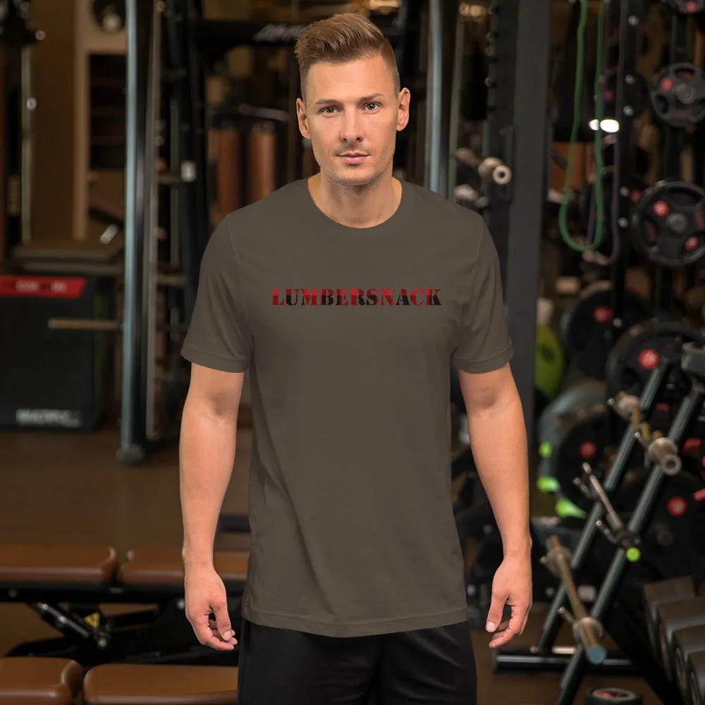 LUMBERSNACK Lumberjack Funny Men's Short-Sleeve T-Shirt