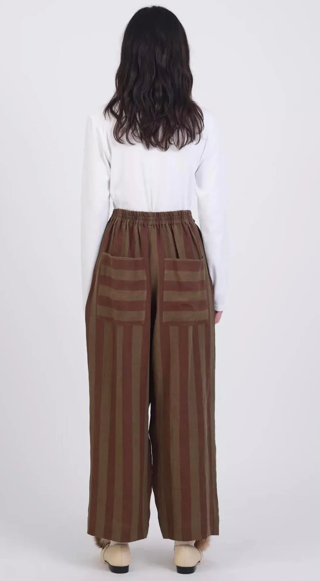 Luna Trouser, Forest/Chocolate